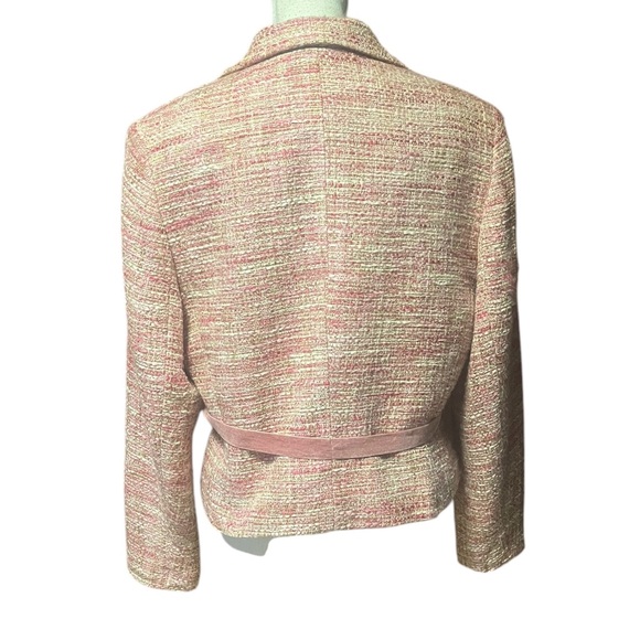 Bill Blass Vintage Tweed Belted Blazer‎ - Picture 2 of 5